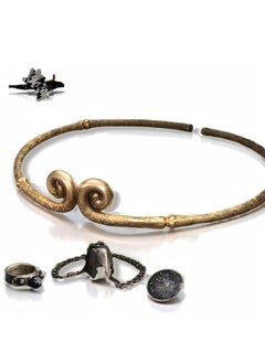 نيبمينينت Black Myth: WK 4-Piece Limited Collector's Edition Set for Adult– 1:1 Scale The Constricting Headband , 3 Piece Jewelry | Exclusive Gaming Merchandise Gamers & Collectors PS5 Game  - Image 1