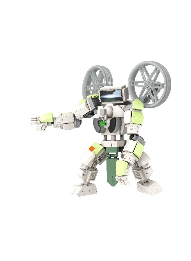 297 Pcs Skibidi Toilet Man Toy Building Blocks White Wind And Fire Wheel TV Man Toy Ideas Toys Battle Horror Game Model Ideas Toys Gifts for Adult u0026 Kids - Image 2