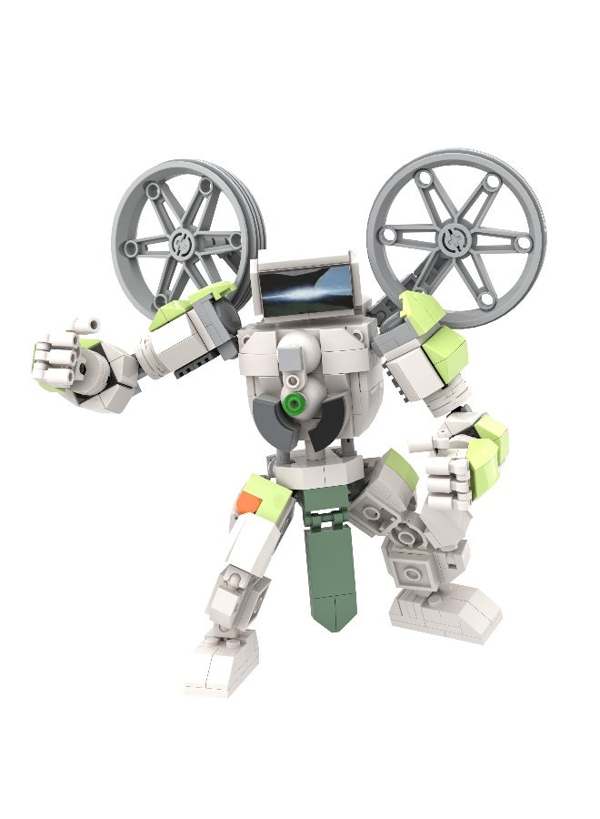 297 Pcs Skibidi Toilet Man Toy Building Blocks White Wind And Fire Wheel TV Man Toy Ideas Toys Battle Horror Game Model Ideas Toys Gifts for Adult u0026 Kids - Image 5