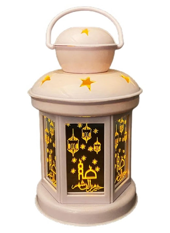Eid Mubarak Ramadan Lantern Figurine Atmosphere Light Desktop Decorative Lamp Table Lamp Hanging Ornament Festival Light Hanging Lamp Festival Party - Image 1