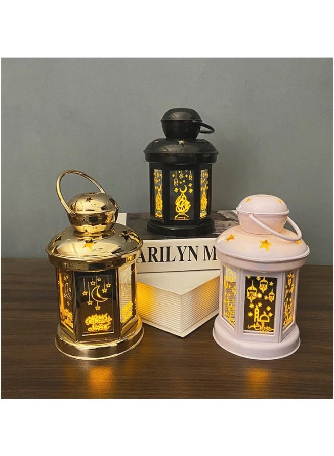 Eid Mubarak Ramadan Lantern Figurine Atmosphere Light Desktop Decorative Lamp Table Lamp Hanging Ornament Festival Light Hanging Lamp Festival Party - Image 3