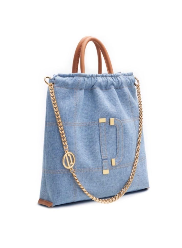 بيكو Sailor Bag Small Single Shoulder Chain Cowboy Crossbody Large Capacity Crossbody Tote Bag - Image 3