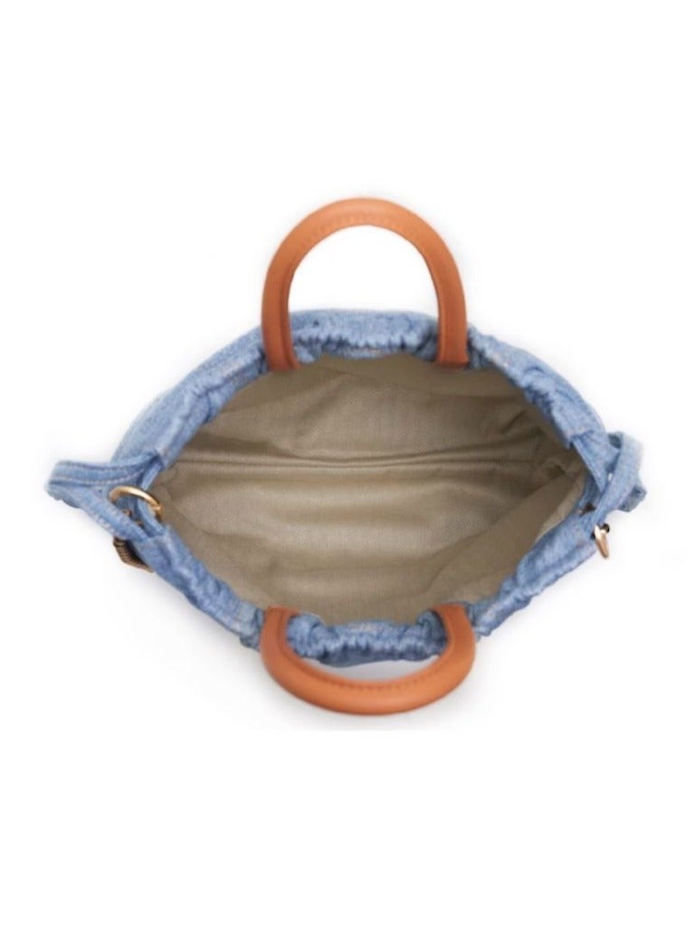 بيكو Sailor Bag Small Single Shoulder Chain Cowboy Crossbody Large Capacity Crossbody Tote Bag - Image 4