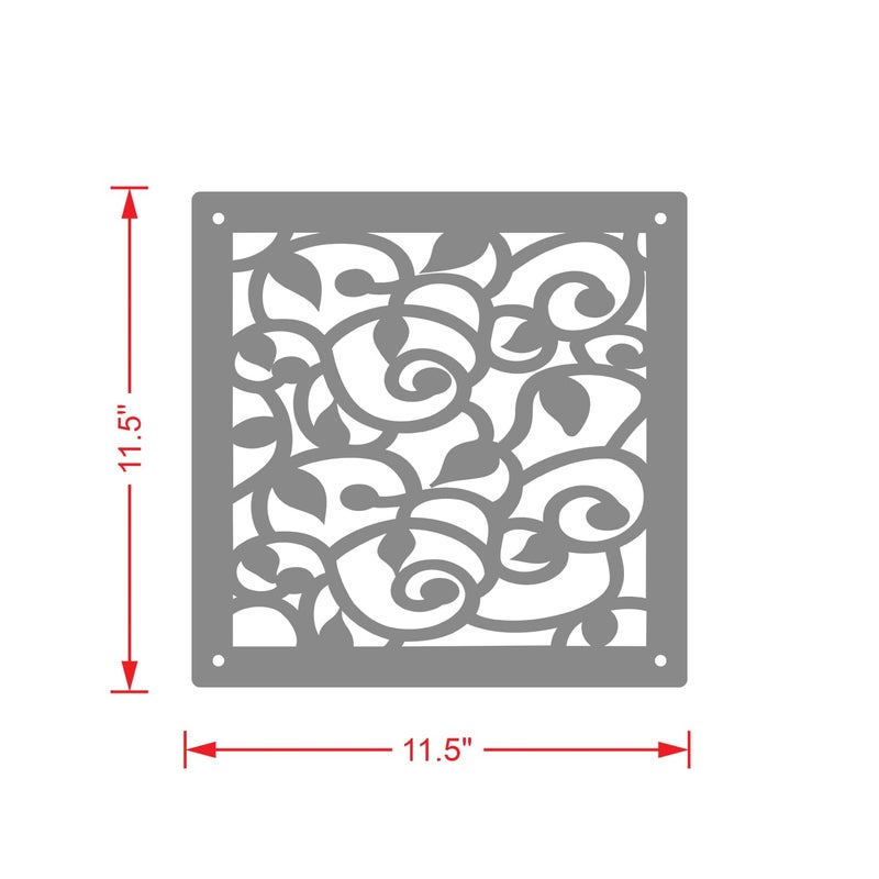 Olive Tree Olive Tree 12Pcs Hanging Room Divider Panel Modern Hanging Screen Partition for Home Decoration Living Room 115 x 115 12 PanelsOTD5101  - Image 3