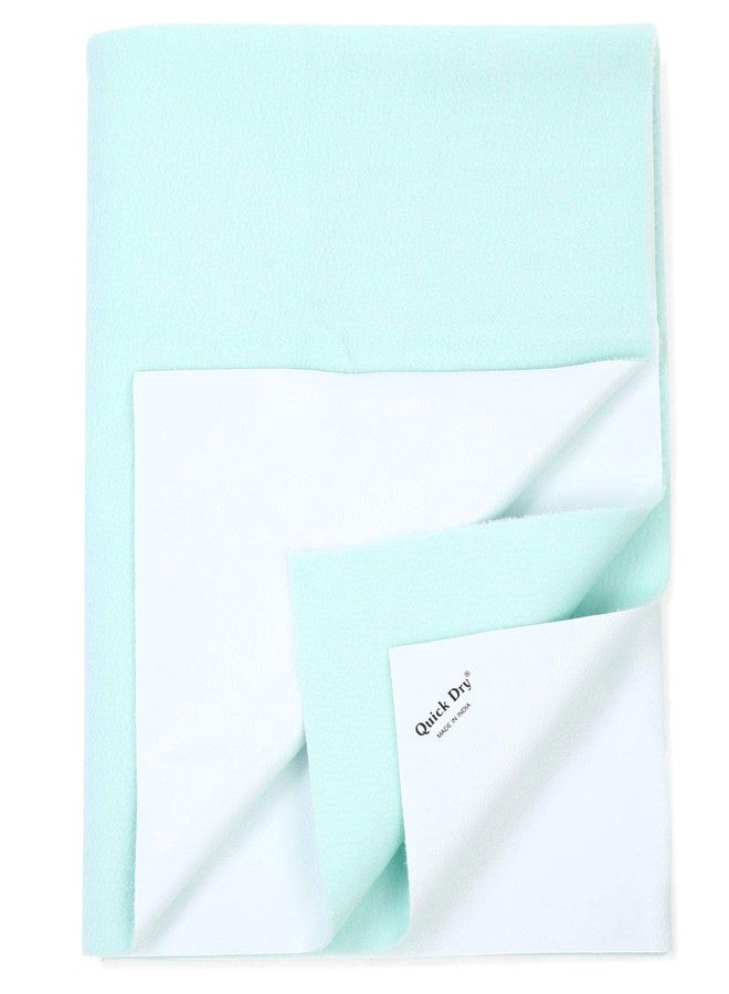 Quick Dry Baby Bed Protector (Medium, Sea Green) - Image 1