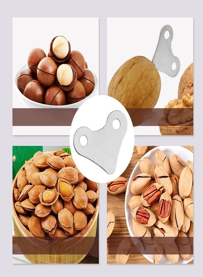TorSor 50 Pack Pistachios Opener Whole Macadamia Nuts Opener Hazelnuts In shell Openers Key Open and Deshell Tool for Pistachio In Shell Almonds Walnuts Pecans Brazil Nuts Mixed Shelled Protein Snacks - Image 3
