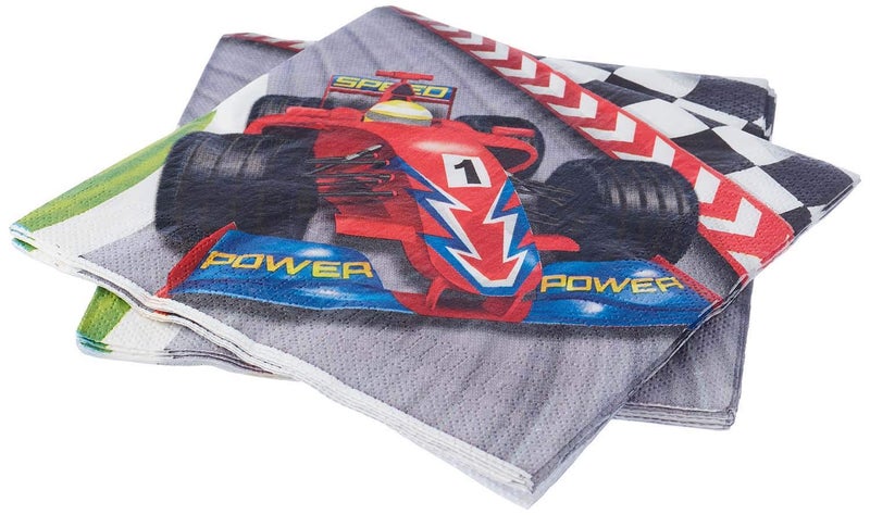 Party Grand Prix Party Napkins Set 33 x 33 cm - 12 Pieces - Image 2