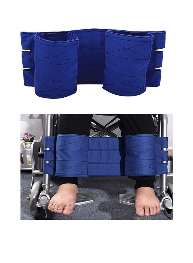 Wheelchair Footrest Leg Restraint Strap Safety Belt for Elderly Patient Restraints Medicals Seatbelt Wheelchairs Leg Support Strap Transport Foot Harness Brace for Seniors Handicap - Image 1