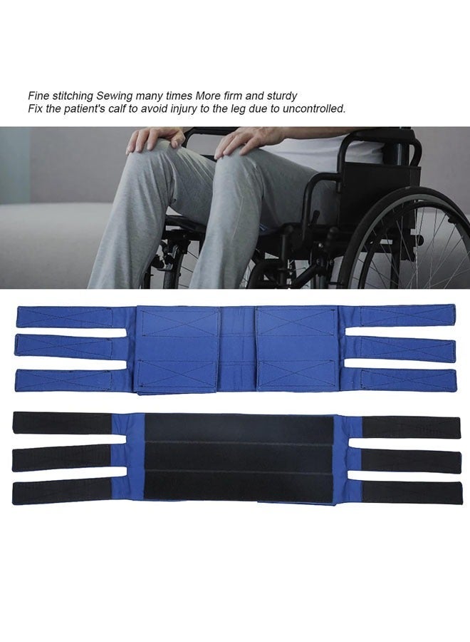 Wheelchair Footrest Leg Restraint Strap Safety Belt for Elderly Patient Restraints Medicals Seatbelt Wheelchairs Leg Support Strap Transport Foot Harness Brace for Seniors Handicap - Image 2
