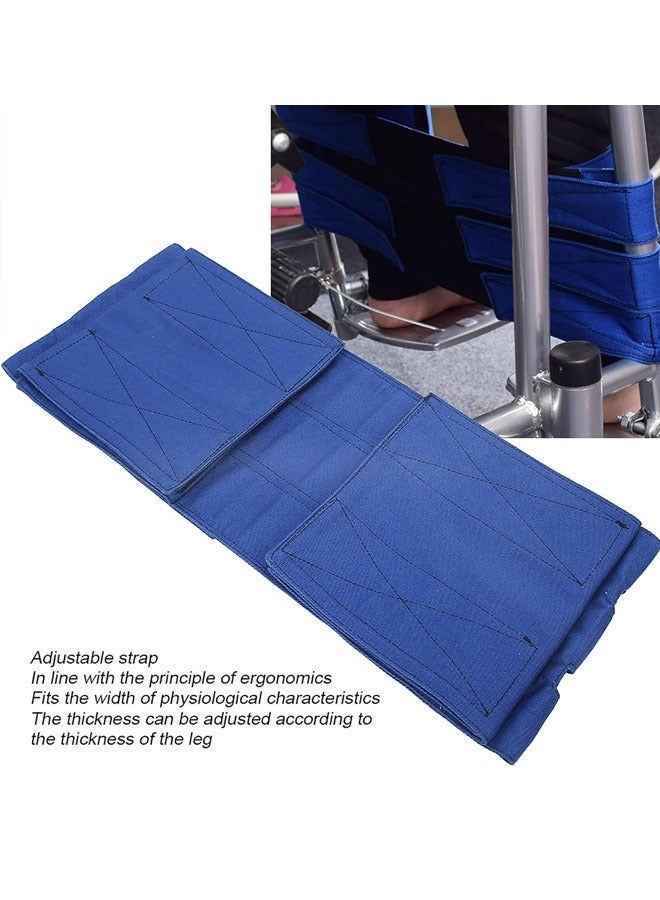 Wheelchair Footrest Leg Restraint Strap Safety Belt for Elderly Patient Restraints Medicals Seatbelt Wheelchairs Leg Support Strap Transport Foot Harness Brace for Seniors Handicap - Image 4