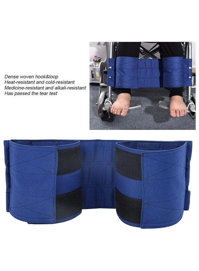 Wheelchair Footrest Leg Restraint Strap Safety Belt for Elderly Patient Restraints Medicals Seatbelt Wheelchairs Leg Support Strap Transport Foot Harness Brace for Seniors Handicap - Image 5