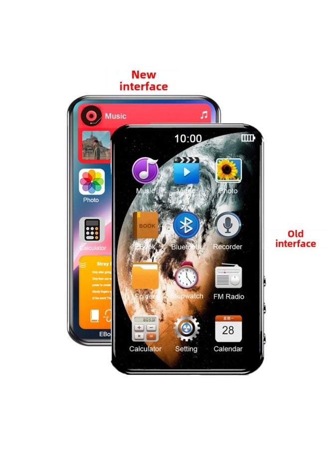 Generic 4.0 Inch Mp3 Mp4 Full Screen Bluetooth Lossless Walkman Student Version Portable Mp5 Music Player-Body Color:4inch X20 Bluetooth/touch (english Version) Interface-Memory Capacity:4GB  - Image 1