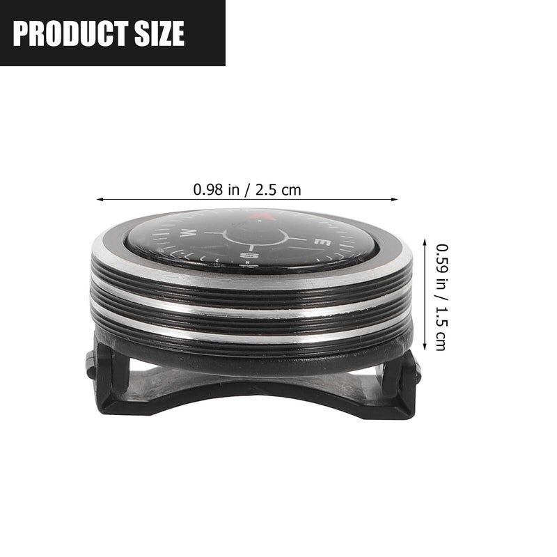 Multifunctional Hiking Compass Metal Detachable Pointer Outdoor Survival Navigation Tool - Image 3