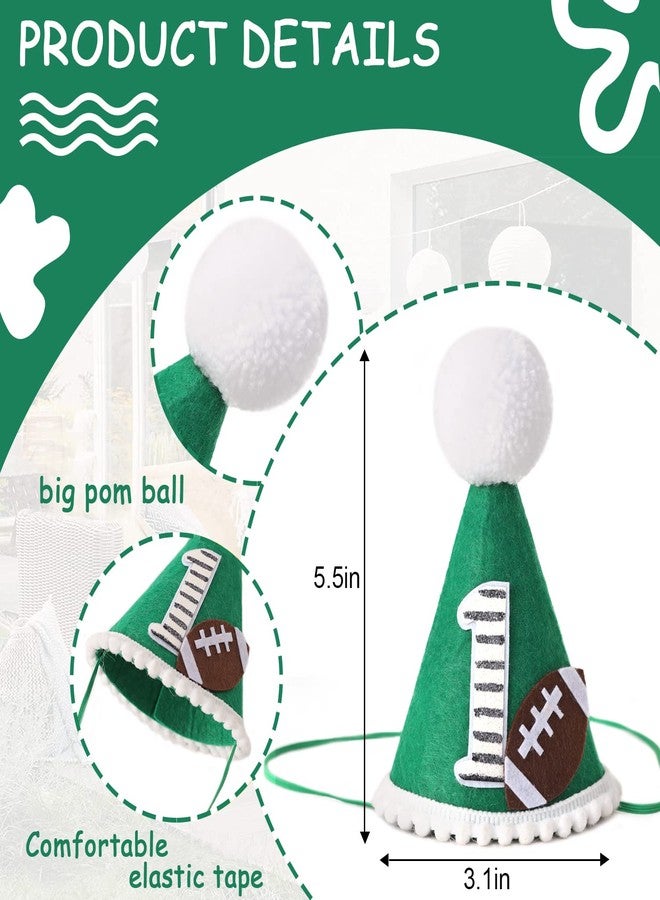 Felix Football Birthday Hat - Football Party Theme Crown, First Year Birthday Outfit - Image 2