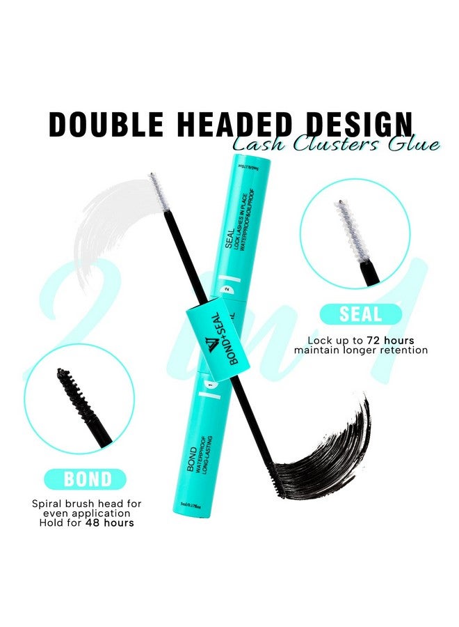 VAVALASH Bond And Seal Lash Clusters Glue 2 In 1 Long Lasting Cluster Lash Glue For Eyelash Extensions Waterproof Adhesive And Sealant Diy Lash Extension Glue - Image 2