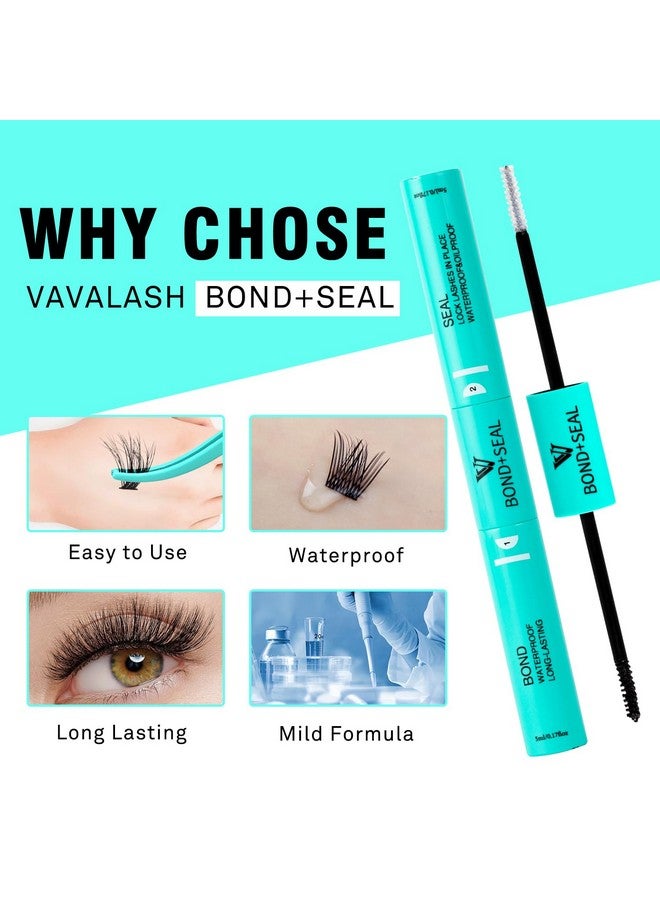 VAVALASH Bond And Seal Lash Clusters Glue 2 In 1 Long Lasting Cluster Lash Glue For Eyelash Extensions Waterproof Adhesive And Sealant Diy Lash Extension Glue - Image 3