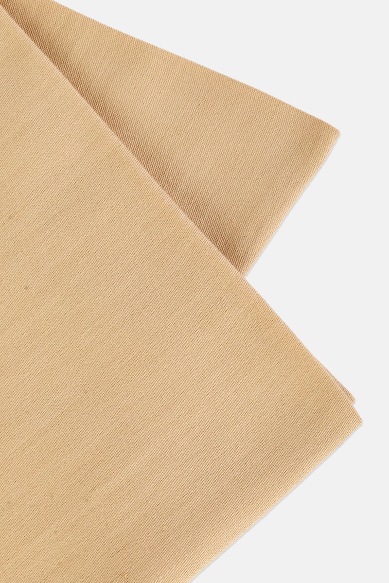 NINE WEST Queen Size Fitted Sheet 160 x 200 cm, Khaki - Image 3