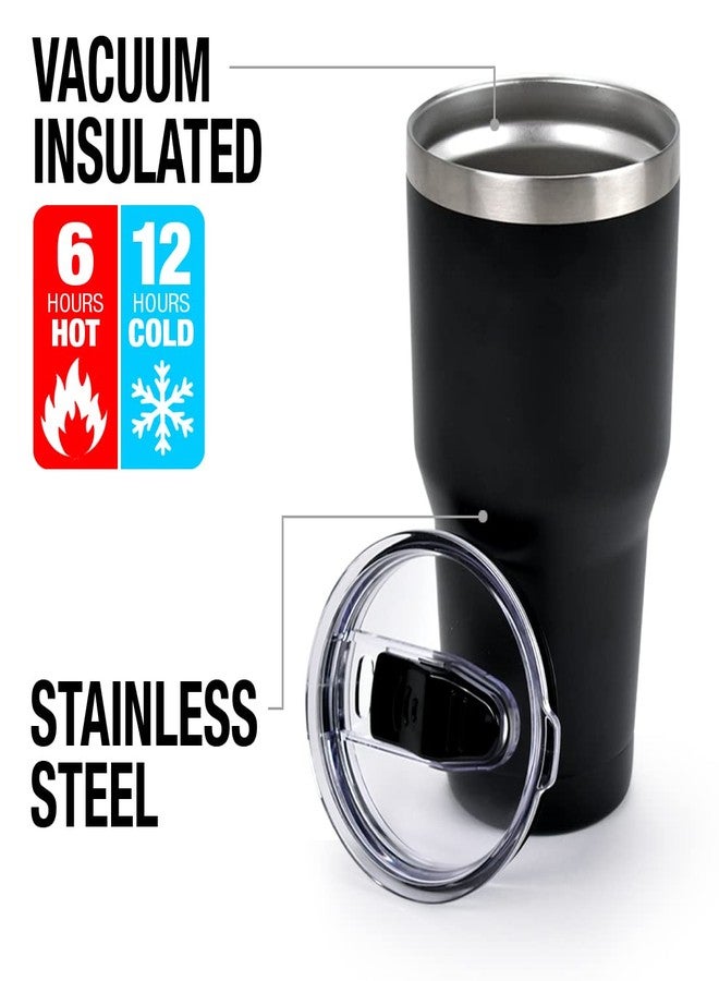 LOGOVISION Beetlejuice Beetle Worm Stainless Steel Tumbler 30 oz Coffee Travel Cup, Vacuum Insulated & Double Wall with Leakproof Sliding Lid - Image 4