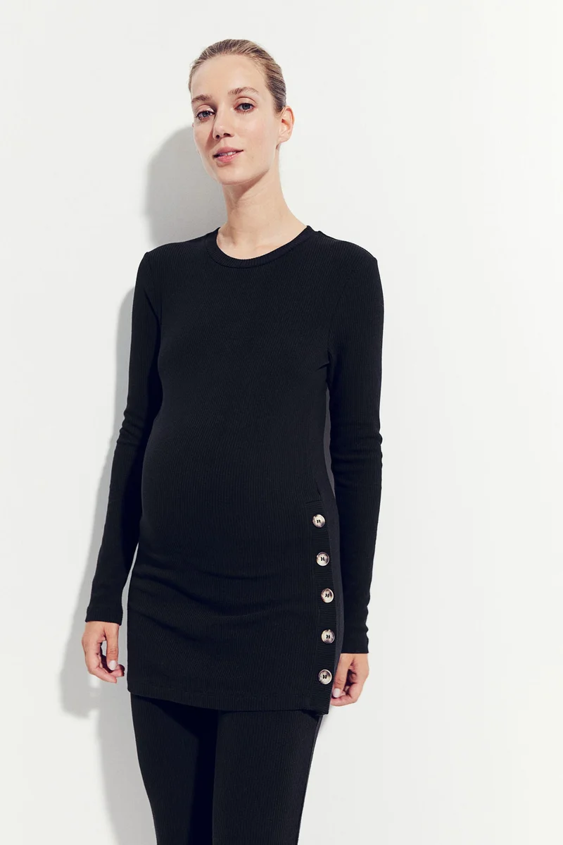 H&M Mama Ribbed Top