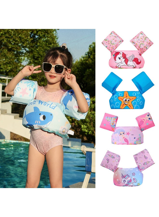 Generic Outdoor Sports/swimming Aid Equipment/swimming Aid Equipment - Floating Hand Paddles - Strap Design Ages Swimming Levels-Color:Little Blue Bear  - Image 2