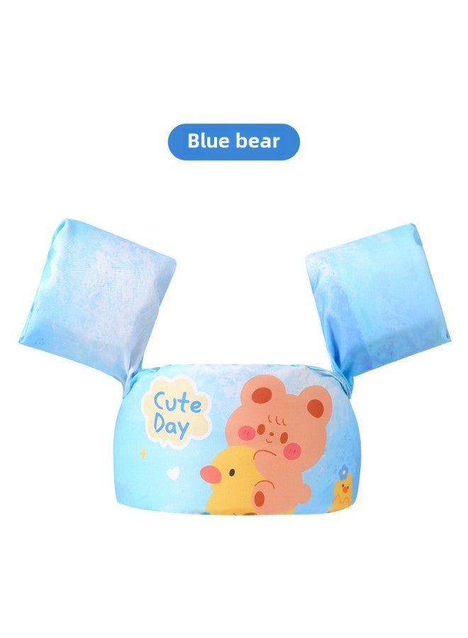 Generic Outdoor Sports/swimming Aid Equipment/swimming Aid Equipment - Floating Hand Paddles - Strap Design Ages Swimming Levels-Color:Little Blue Bear  - Image 1