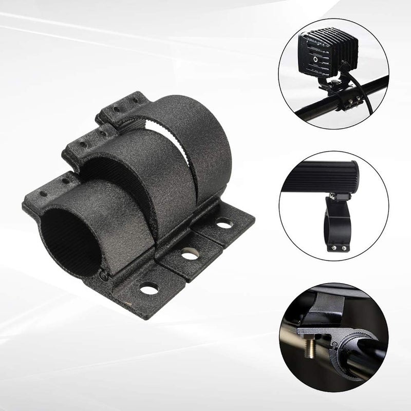 NORTHYUN 2.5 Inch Tube Clamp Mounting Bracket Kit for LED Light Bar LED Off-Road Light Horizontal Bar Tube Clamp Roof Roll Cage Holder Practical design alternatives - Image 5