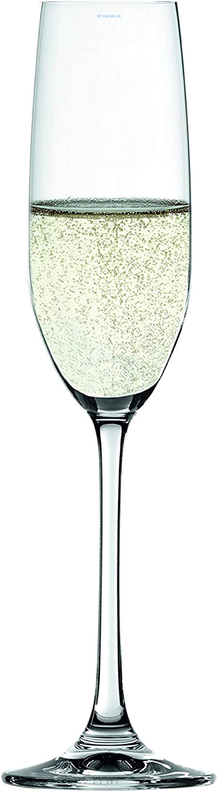 SYANKA Italian Premium Champagne Flutes Glasses Set of 6, 170 ML, Ideal for Classic Champagne, Sparkling White or Red Wine Glass, Cocktail - Image 5