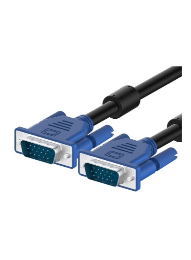 Terabyte 1080P Full HD 15 pin Male To Male vga cable cord for Projector,PC,Monitor & LCD supports high definition video vga cable and image resolutions on display vga cable 1.5 Mtr - Image 2