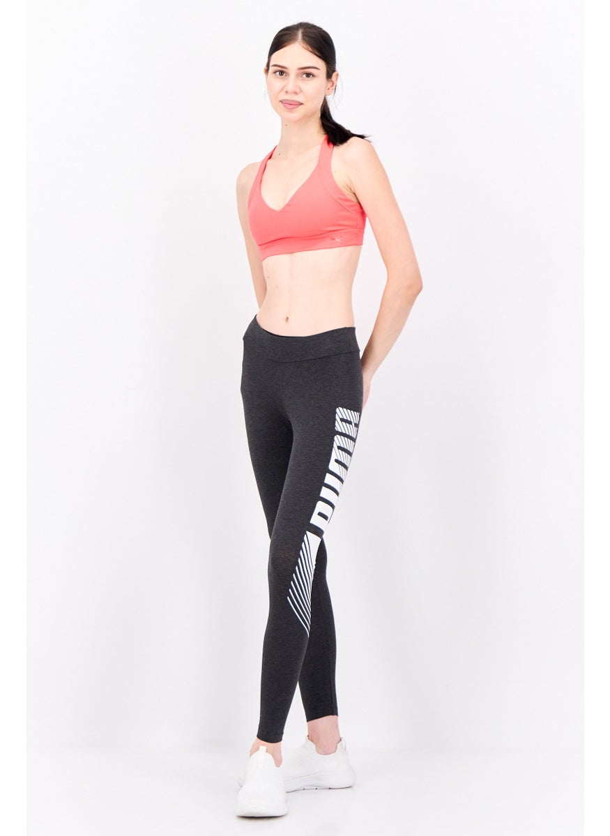 PUMA Women Tight  Fit Training Leggings, Dark Grey  - Image 4