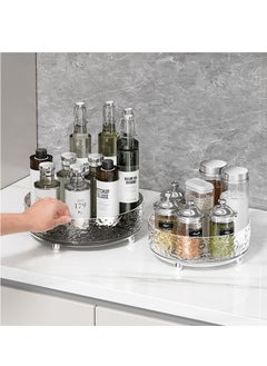 Aideli Lazy Susan Organizer, Elegant Lazy Susan Turntable Organizer, Modern Rotating Storage Organizer for Kitchen, Bathroom, Vanity, Countertop  - Image 2
