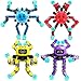 ASIOWELY Transformable Fidget Spinner Toys for Kids and Adults4 PCS Sensory Toy for Boys Girl ADHD Stress ReliefEaster Basket Stuffers Gifts Fingertip Gyros Birthdays Travel Party Favors for Teens - Image 2