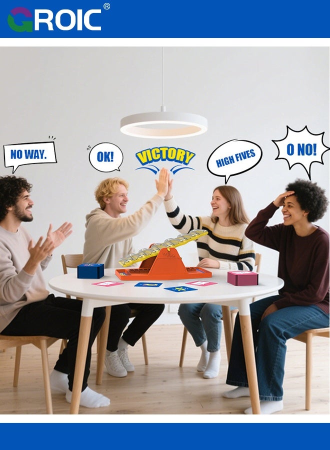 GROIC A Speedy Family Board Game for Adults and Kids, Seesaw Quiz Toys, Educational Insights Fun Board Games for Party Games, Family Game Night, Groups Game - Image 5