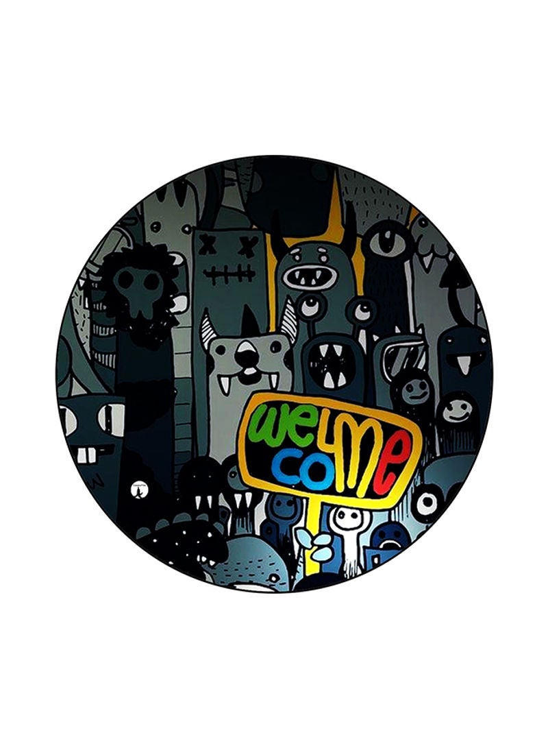 RKN Monsters Printed Mouse Pad multicolour
