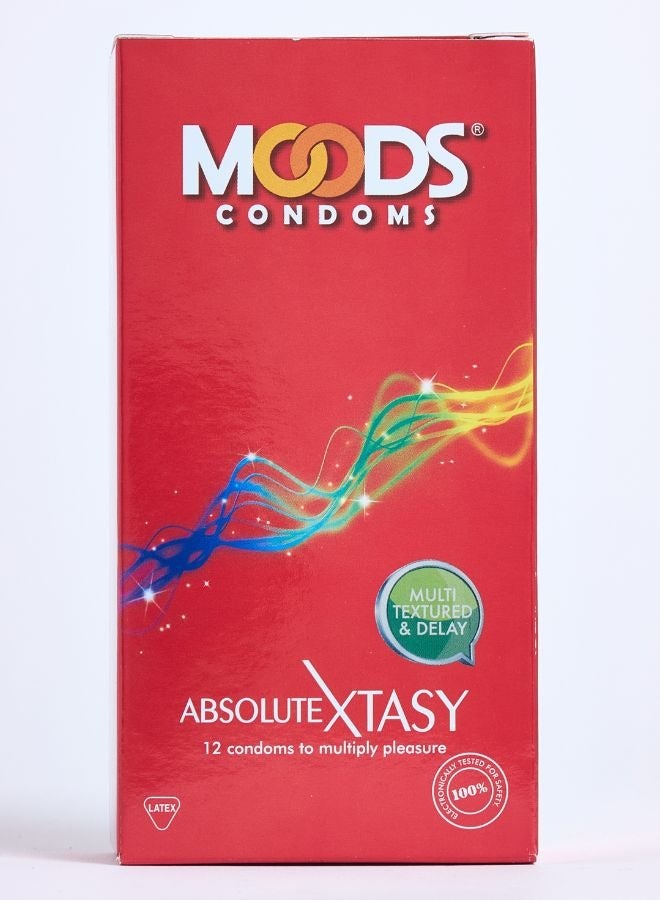 Moods Absolute Xtasy Condoms 12 Pcs - Image 1