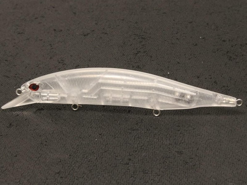 wLure 10 Blank Unpainted Minnow Crankbait Topwater Lipless Jerkbait Fishing Lures - Image 1