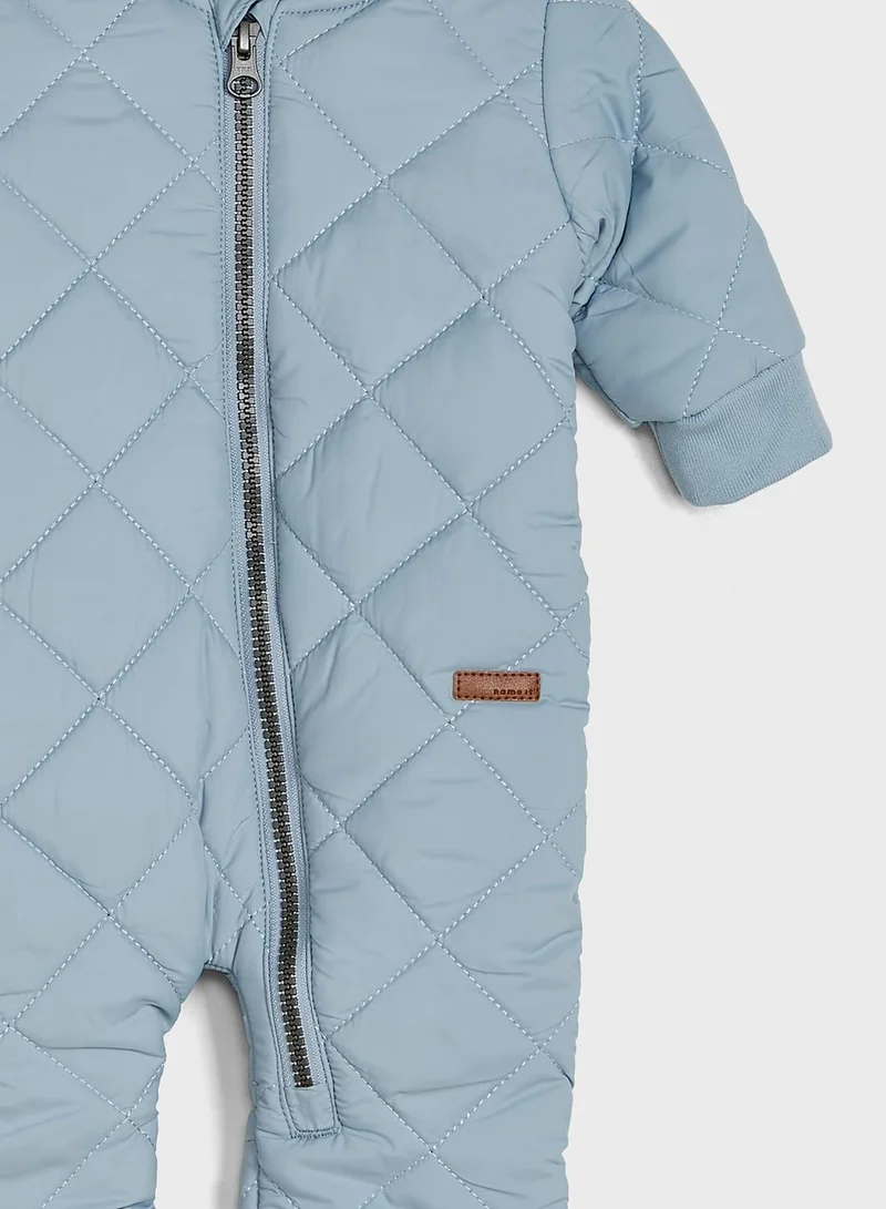 NAME IT Kids Manel Quilted Waterproof Onesie