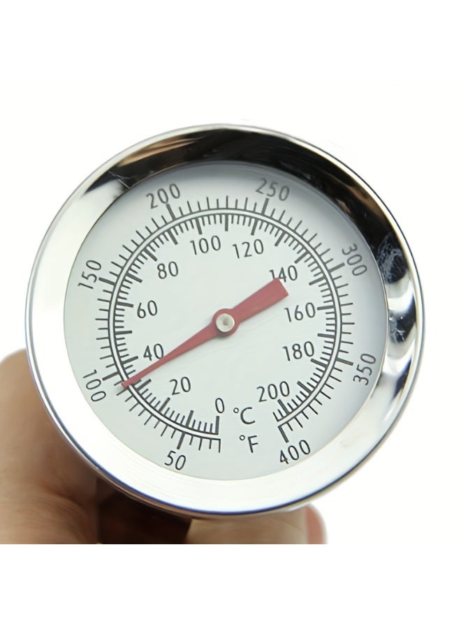 Chabeia JX-5F Stainless Steel Oven Thermometer with Red Needle - Durable, Food-Safe, and Accurate Temperature Measurement for Baking and Grilling, Baking Tool | Modern Kitchen Accessory | Stainless Steel Construction, Oven Thermometer - Image 2