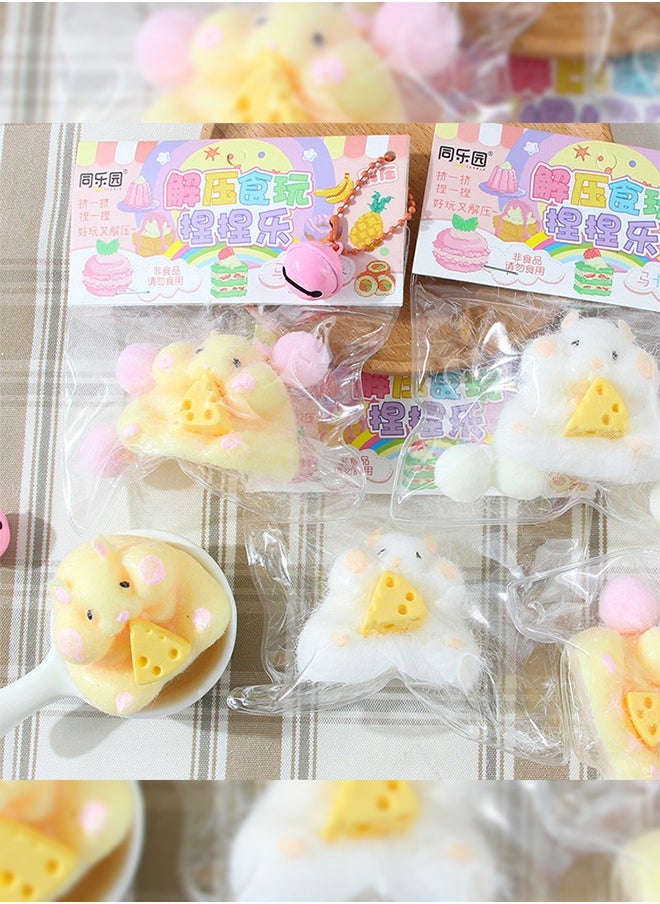 Haidue - 5 Cute Squid Toys Designed with Hamsters and Random Color Cat Claws, A Heart Stopping and Adorable Toy to Reduce Stress - Image 1