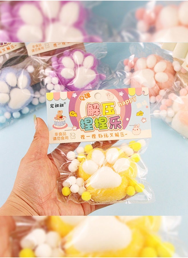 Haidue - 5 Cute Squid Toys Designed with Hamsters and Random Color Cat Claws, A Heart Stopping and Adorable Toy to Reduce Stress - Image 1