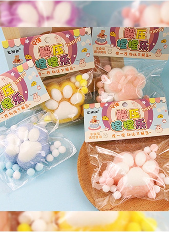 Haidue - 5 Cute Squid Toys Designed with Hamsters and Random Color Cat Claws, A Heart Stopping and Adorable Toy to Reduce Stress - Image 1