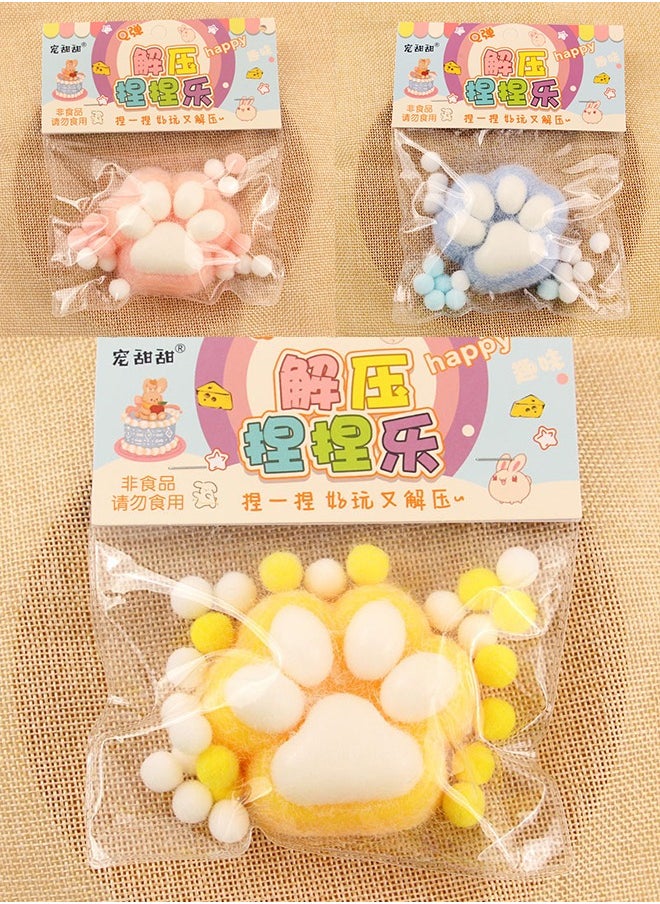 Haidue - 5 Cute Squid Toys Designed with Hamsters and Random Color Cat Claws, A Heart Stopping and Adorable Toy to Reduce Stress - Image 1