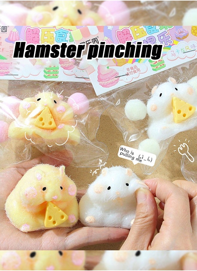 Haidue - 5 Cute Squid Toys Designed with Hamsters and Random Color Cat Claws, A Heart Stopping and Adorable Toy to Reduce Stress - Image 1