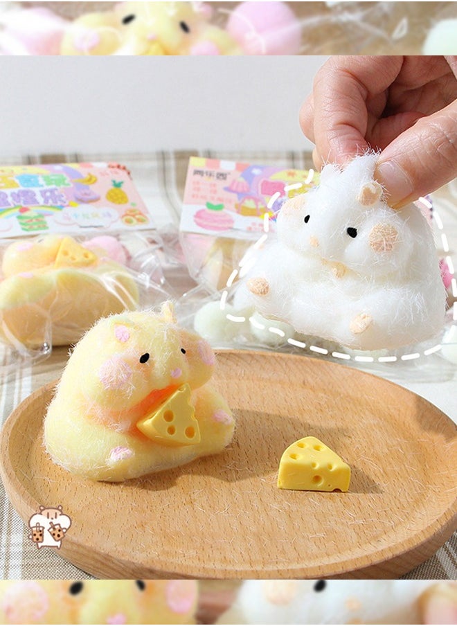 Haidue - 5 Cute Squid Toys Designed with Hamsters and Random Color Cat Claws, A Heart Stopping and Adorable Toy to Reduce Stress - Image 1
