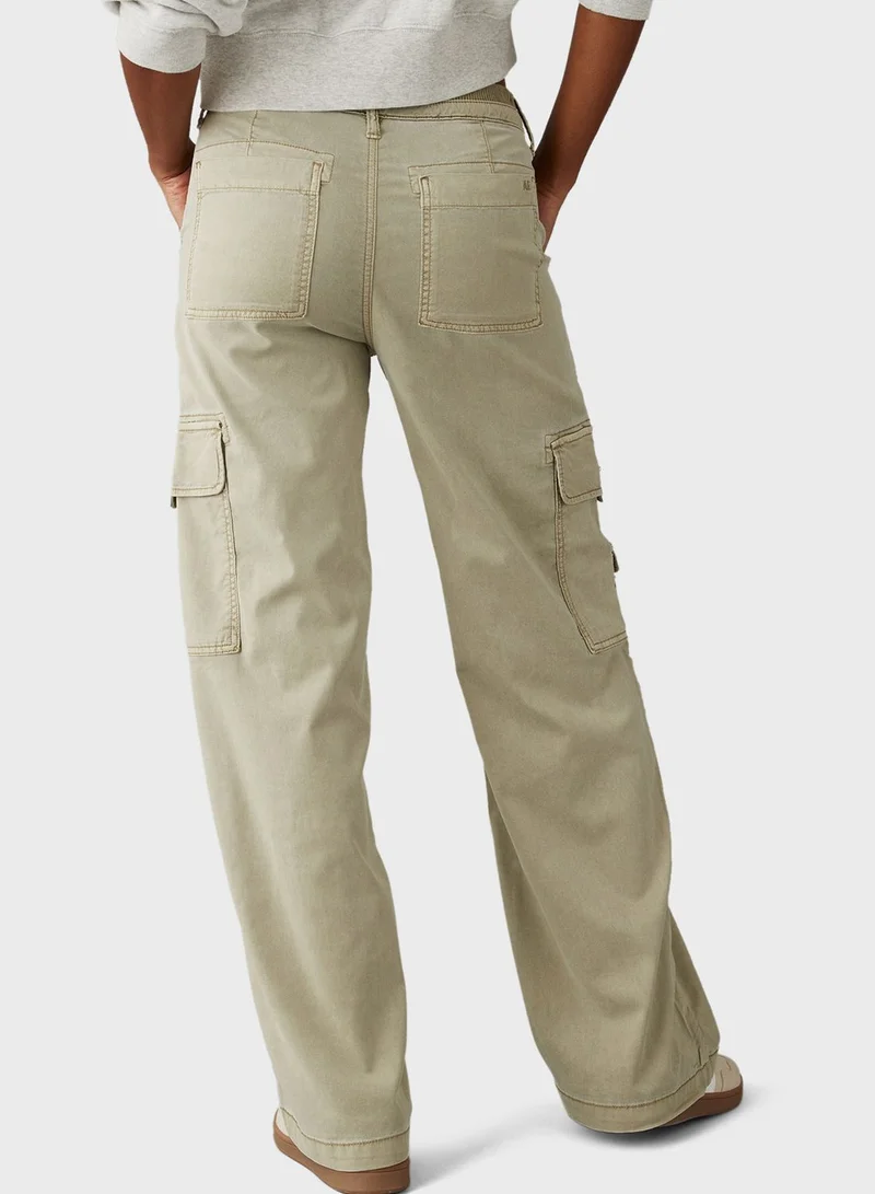 امريكان ايجل High Waist Wide Cargo Pants