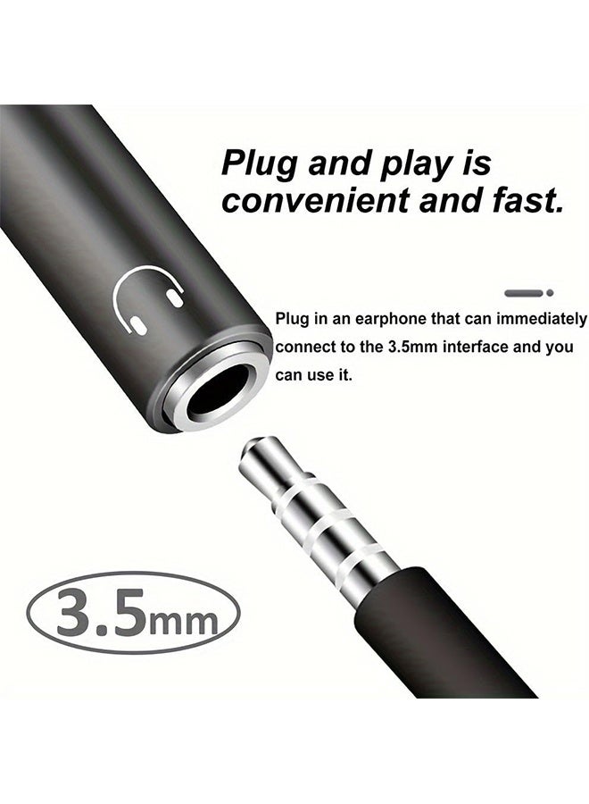محول شاحن وسماعة رأس من USB C إلى 3.5 مم، 2 في 1 USB C إلى مقبس صوت Aux مع كابل دونجل شحن سريع PD لهاتف iPhone 15/15 Pro Max، Galaxy S23/S22/S21 Ultra، iPad Pro - Image 2