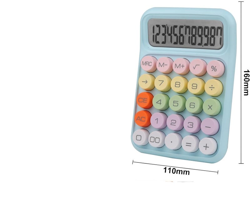 Mini Desktop Calculator Multi Color Attractive Design Large Buttons Easy to Use Clear Display for Quick and Accurate Calculations - Image 3