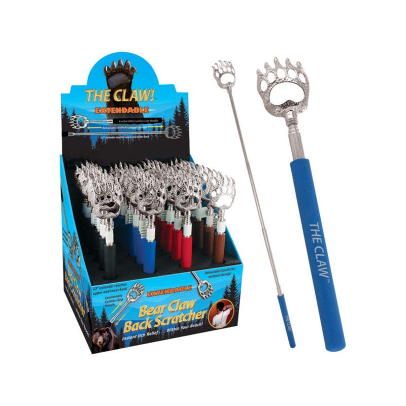 DM Merchandising خدش الظهر على شكل مخلب دب مع مقبض مريح ذراع تلسكوبي قابل للتمديد - Image 3
