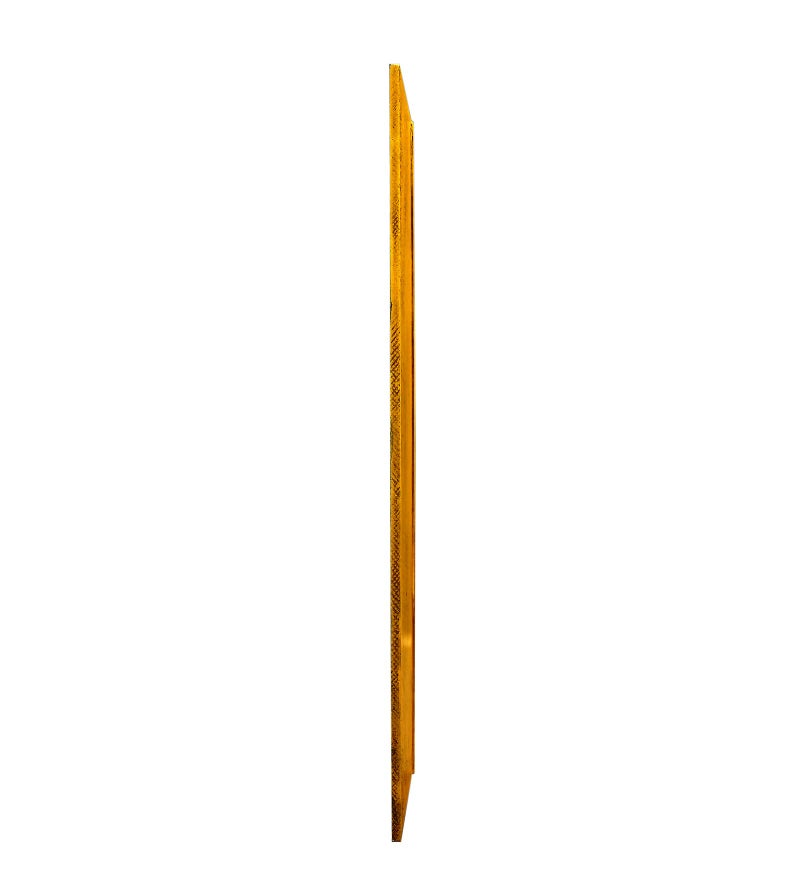 CRAFT TREE Mdf Wall Hanging Carving Jharokha Frame For Home Decor Wall Hanging Showpiece Decor Yellow Colour (Inner Size L6*H17 Inch) - Image 4