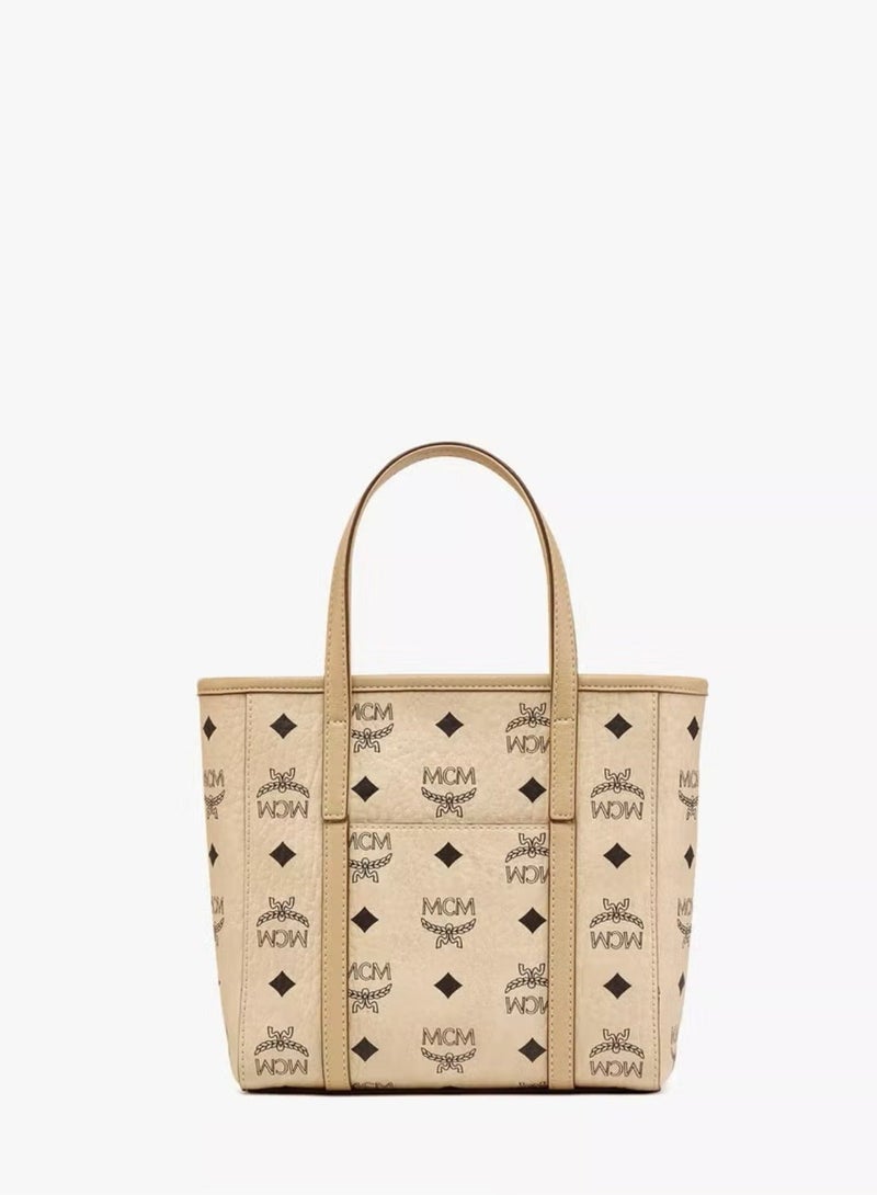 MCM TONI Mini handbag Diagonal tote bag（OFF-WHITE） - Image 2
