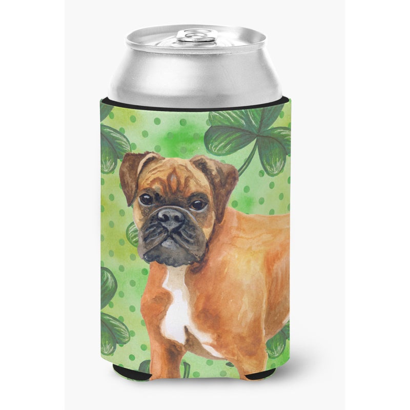 Caroline's Treasures ""Caroline's Treasures German Boxer St Patrick's Decorative Can Hugger  Multicolor""